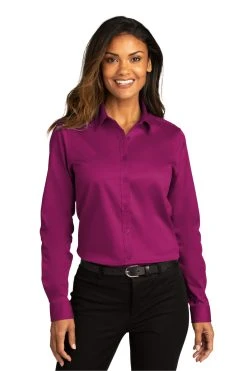 Ladies Long Sleeve SuperPro React Twill Shirt 27 Ladies Long Sleeve SuperPro React Twill Shirt -Port Authority Shop 462c3688fc5b27