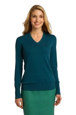 Ladies V-Neck Sweater -Port Authority Shop 488149f90ada95