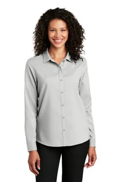 Ladies Long Sleeve Performance Staff Shirt -Port Authority Shop 4a9bf4d62ba300