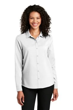 Ladies Long Sleeve Performance Staff Shirt -Port Authority Shop 4db0010a96c8f5