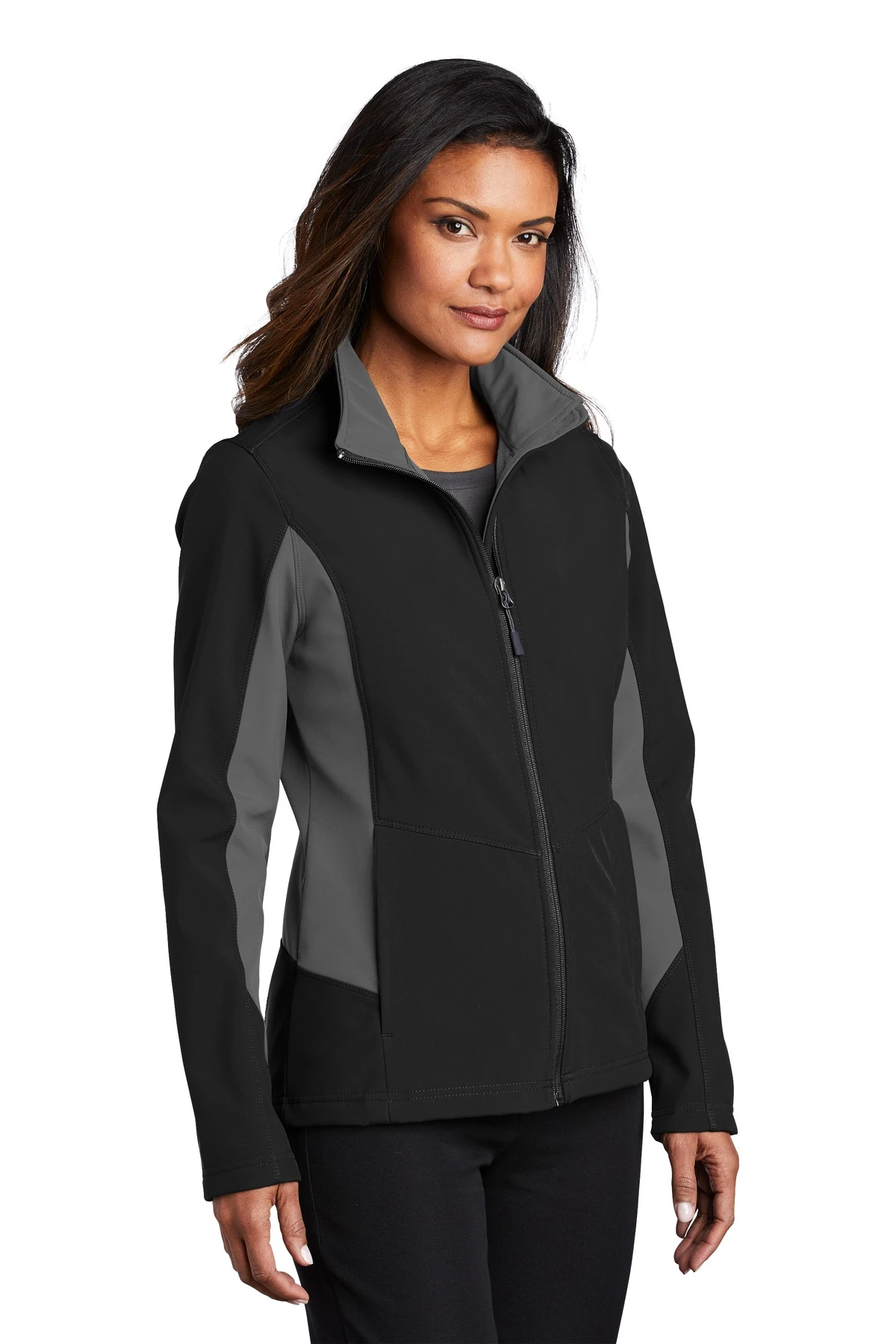 Ladies Core Colorblock Soft Shell Jacket 4 Ladies Core Colorblock Soft Shell Jacket - Image 2