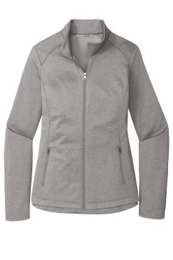 Ladies Diamond Heather Fleece Full-Zip Jacket -Port Authority Shop 4e6099329bbb59