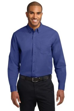 Tall Long Sleeve Easy Care Shirt -Port Authority Shop 4f5e081e3f59ac