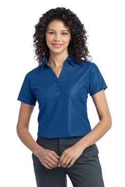 Ladies Vertical Pique Polo