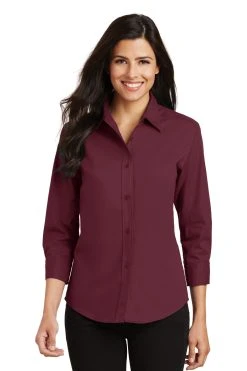 Ladies 3/4-Sleeve Easy Care Shirt -Port Authority Shop 507c1ddc188a42