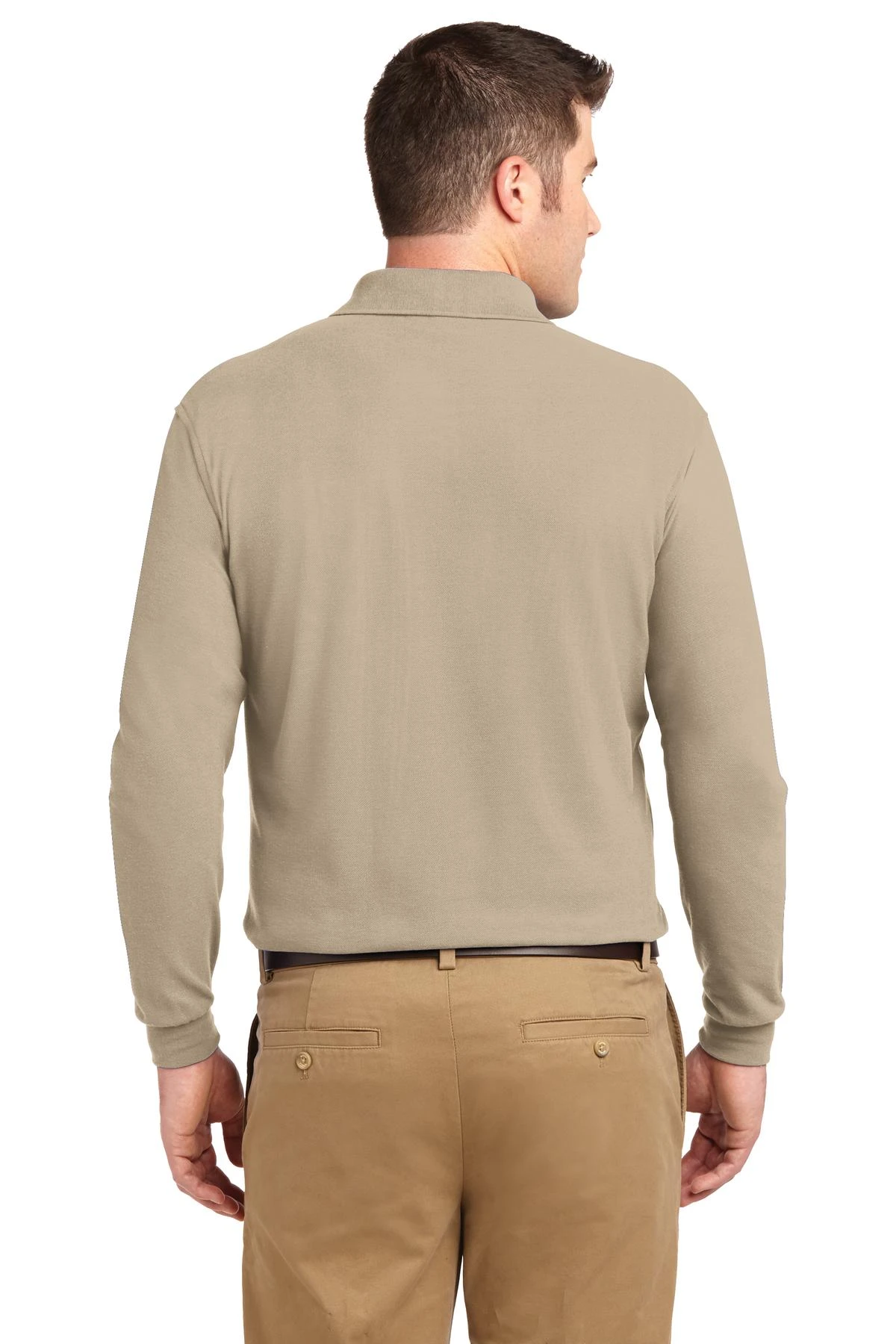Silk Touch Long Sleeve Polo 4 Silk Touch Long Sleeve Polo - Image 2
