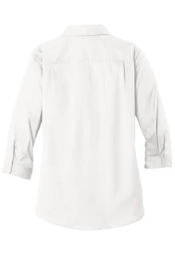 Ladies 3/4-Sleeve SuperPro Twill Shirt -Port Authority Shop 52841268f00eca