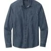 Unisex Long Sleeve Perfect Denim Shirt -Port Authority Shop 52ad8557ef634d