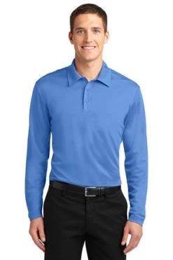 Silk Touch Performance Long Sleeve Polo -Port Authority Shop 54baaeca69ad8b