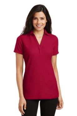 Ladies Silk Touch Y-Neck Polo 18 Ladies Silk Touch Y-Neck Polo -Port Authority Shop 5583ec3890ec0f