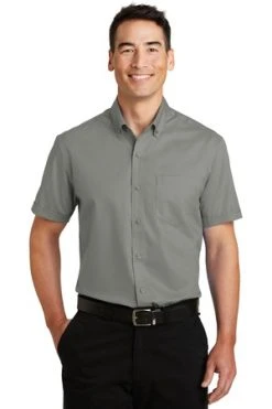Short Sleeve SuperPro Twill Shirt -Port Authority Shop 560dee2fe69f37
