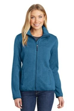 Ladies Sweater Fleece Jacket -Port Authority Shop 5a5437828a6ee7