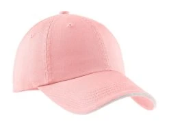 Unisex Sandwich Bill Cap With Striped Closure -Port Authority Shop 5c50cb438fd89a