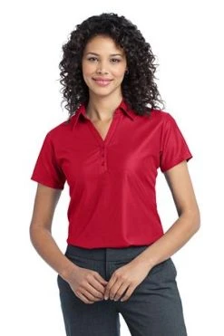 Ladies Vertical Pique Polo -Port Authority Shop 5ee4b8237564b5