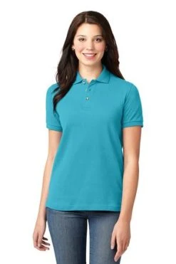 Ladies Heavyweight Cotton Pique Polo 33 Ladies Heavyweight Cotton Pique Polo -Port Authority Shop 659aa474b9e432