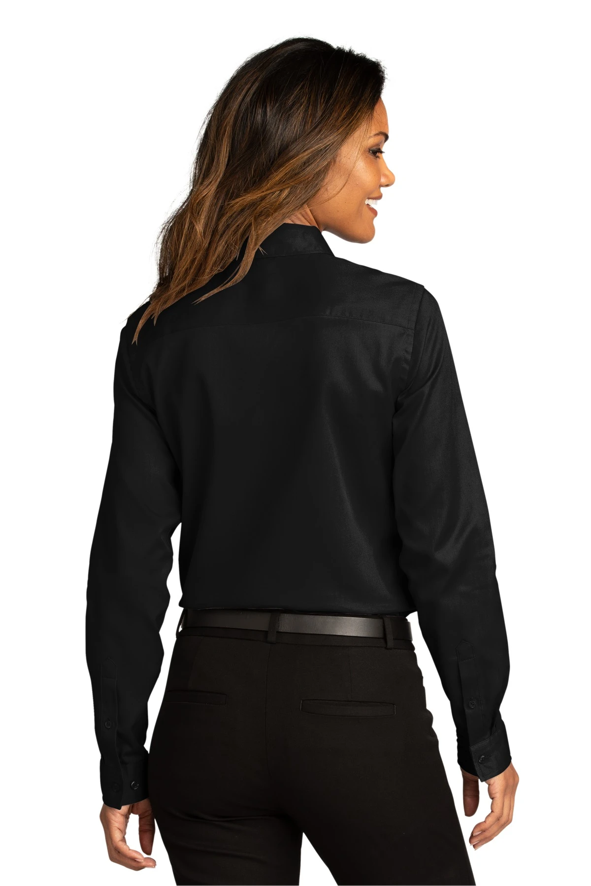 Ladies Long Sleeve SuperPro React Twill Shirt 4 Ladies Long Sleeve SuperPro React Twill Shirt - Image 2