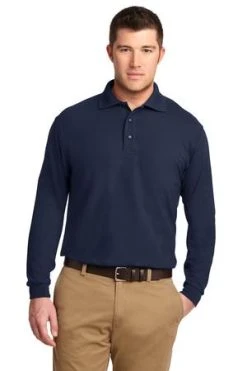 Silk Touch Long Sleeve Polo 28 Silk Touch Long Sleeve Polo -Port Authority Shop 69482f6f48fd56