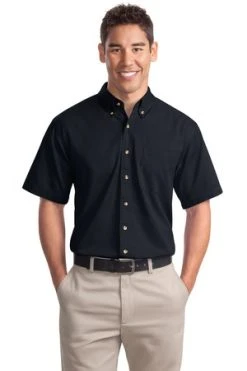 Short Sleeve Twill Shirt -Port Authority Shop 69495c43c54607