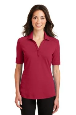 Ladies Silk Touch Interlock Performance Polo -Port Authority Shop 6b37aa5e7cf4a1