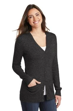 Ladies Marled Cardigan Sweater -Port Authority Shop 6b76daeb06d60e