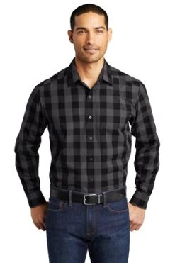 Adult Unisex Everyday Plaid Shirt -Port Authority Shop 6c8a634cc89e0c