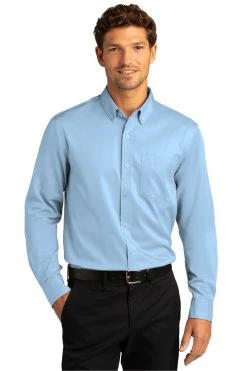 Long Sleeve SuperPro React™ Twill Shirt -Port Authority Shop 6c8bc1f291bdc4