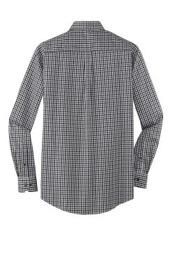 Long Sleeve Gingham Easy Care Shirt -Port Authority Shop 6d1e2a230000db