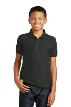 Youth Unisex Core Classic Pique Polo -Port Authority Shop 6e09b8786617ee