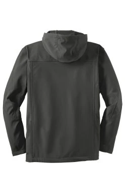 Adult Textured Hooded Soft Shell Jacket -Port Authority Shop 6f40707f21721c