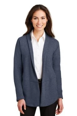 Ladies Interlock Cardigan -Port Authority Shop 7152613bdb6aa8