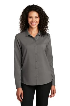 Ladies Long Sleeve Performance Staff Shirt -Port Authority Shop 72d3969dc9f4cd