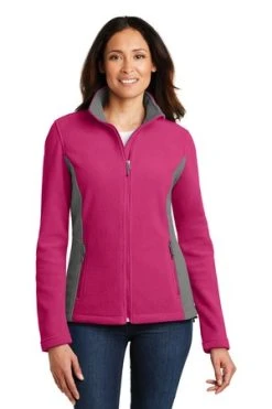 Ladies Colorblock Value Fleece Jacket -Port Authority Shop 750f913c232b2f