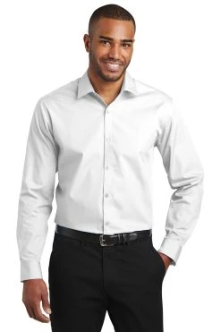Slim Fit Carefree Poplin Shirt -Port Authority Shop 75b52ee4db668d