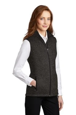 Ladies Sweater Fleece Vest -Port Authority Shop 75e7f7a7f2b609