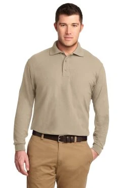 Silk Touch Long Sleeve Polo 20 Silk Touch Long Sleeve Polo -Port Authority Shop 774b4cc759f60d