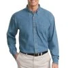 Tall Long Sleeve Denim Shirt -Port Authority Shop 797a91fc98456a