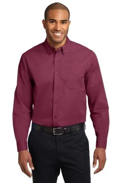Tall Long Sleeve Easy Care Shirt -Port Authority Shop 7a0f799cbce3e5