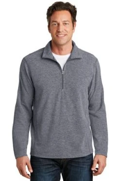 Heather Microfleece 1/2-Zip Pullover -Port Authority Shop 7a5531e198b7ea