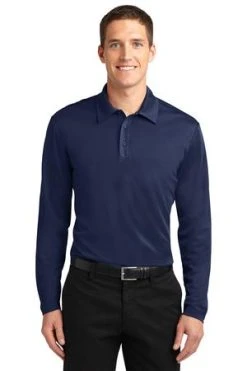 Silk Touch Performance Long Sleeve Polo -Port Authority Shop 7ad88d95d78fa1