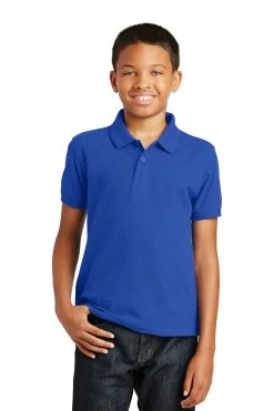 Youth Unisex Core Classic Pique Polo -Port Authority Shop 7ae44dac28ef4b