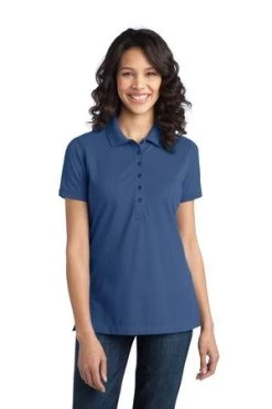Ladies Stretch Pique Polo -Port Authority Shop 7e700541c9460c