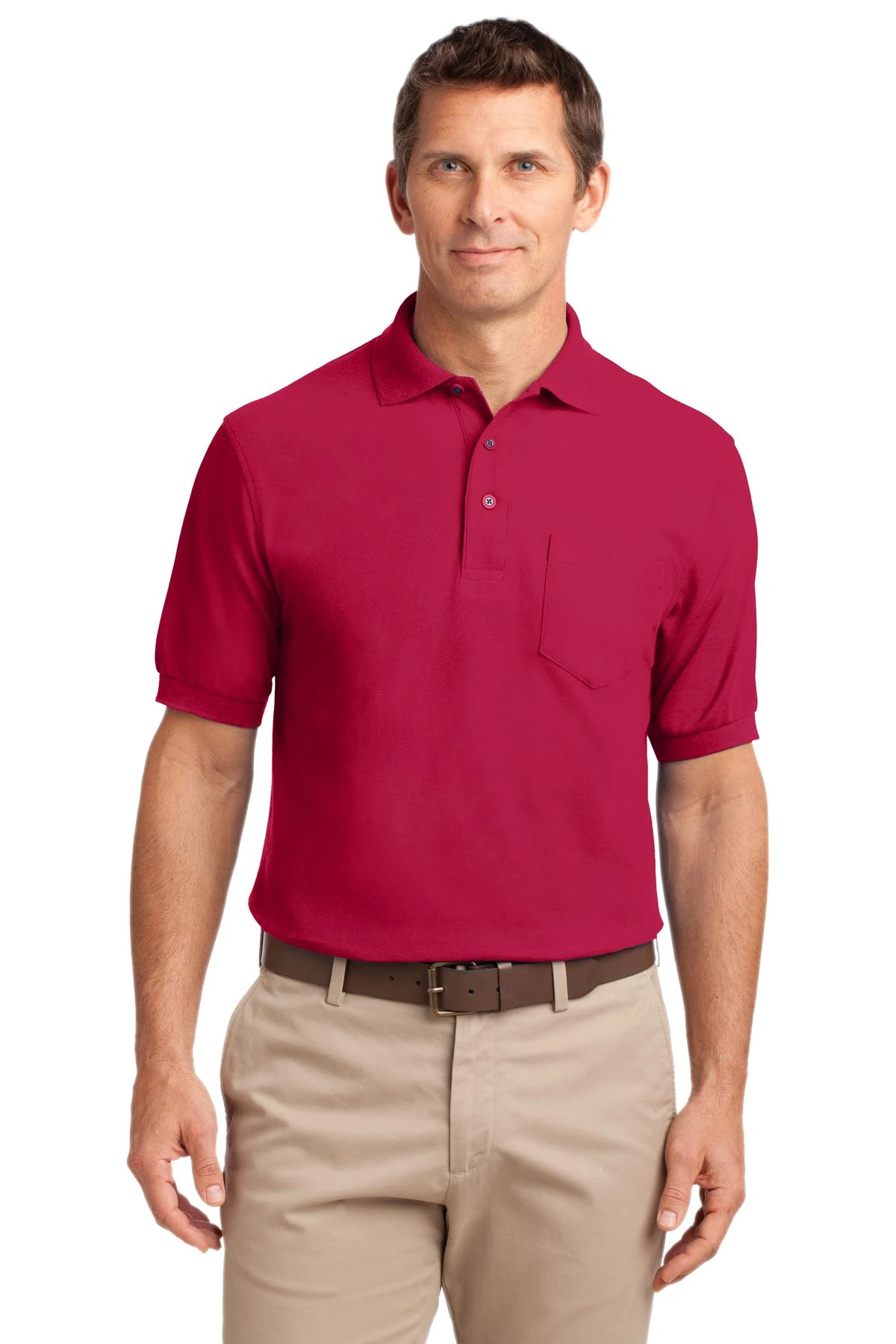 Tall Silk Touch Polo With Pocket 9 Tall Silk Touch Polo With Pocket - Image 7