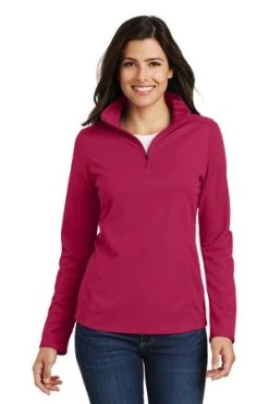 Ladies Pinpoint Mesh 1/2-Zip -Port Authority Shop 7f9d64958b555e
