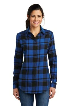 Ladies Plaid Flannel Tunic -Port Authority Shop 81b49e540894d4