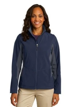 Ladies Core Colorblock Soft Shell Jacket 14 Ladies Core Colorblock Soft Shell Jacket -Port Authority Shop 82c402a66b2a6d