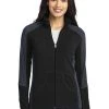 Ladies Colorblock Microfleece Jacket -Port Authority Shop 84d82db092f5ce