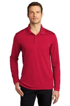 Dry Zone UV Micro-Mesh Long Sleeve Polo -Port Authority Shop 859e451a20e726