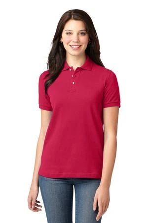 Ladies Heavyweight Cotton Pique Polo 10 Ladies Heavyweight Cotton Pique Polo - Image 8