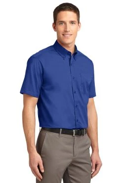 Tall Short Sleeve Easy Care Shirt -Port Authority Shop 8a9250d02a4c10