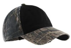 Unisex Camo Cap With Contrast Front Panel